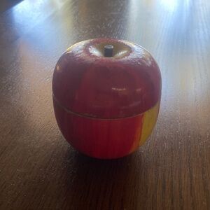 Vintage wooden apple container
